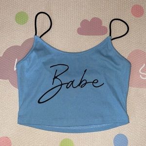 Babe crop top